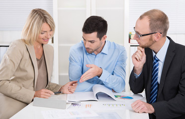 Business Team in einer Besprechung