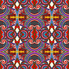 seamless geometry vintage pattern, ethnic style ornamental backg