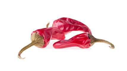 Three Small Dried Hot Peppers