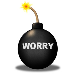 Worry Alert Means Terror Safety And Anxiety