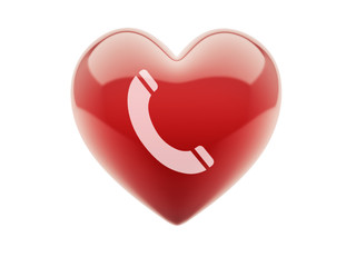 Heart Contact Icon