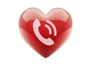 Heart Contact Icon