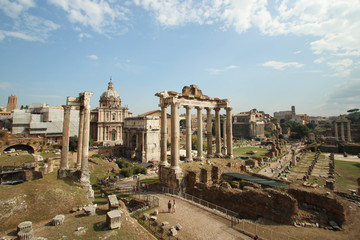 Fototapeta na wymiar Forum de Rome