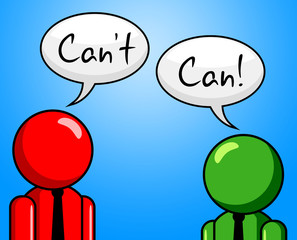 Can't Can Represents Within Reach And Achievable