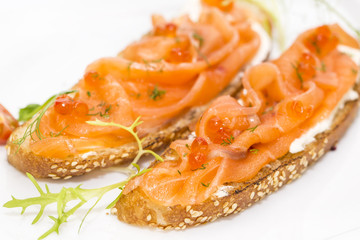 salmon sandwich