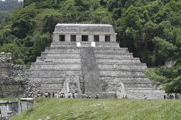 Fototapeta na wymiar Palenque, Temple of the Inscriptions - Chiapas