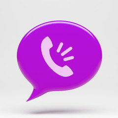 Chat Bubble Contact Icon