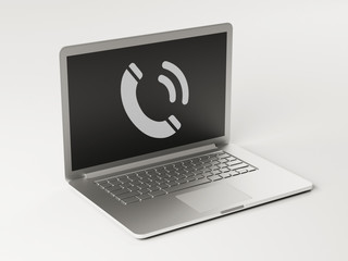 Laptop Contact Icon