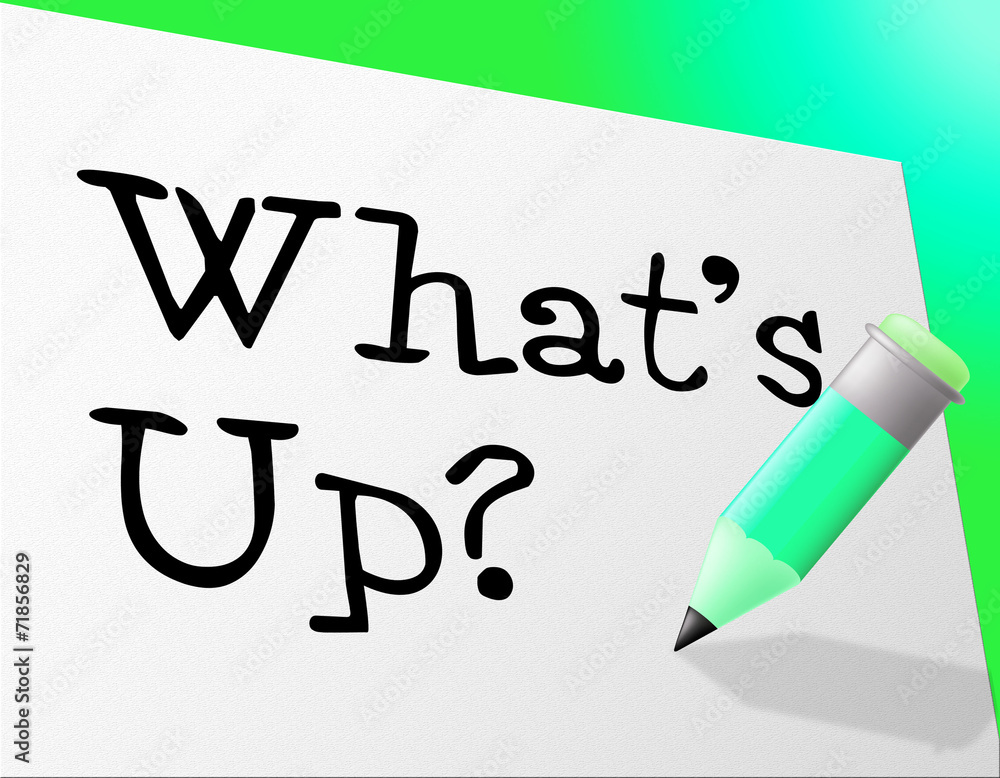 Poster whats up indicates stumbling block and difficulty