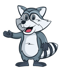 Funny Cute Raccoon
