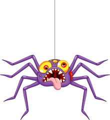 Cute spider cartoon