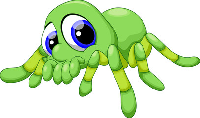 Cute baby Tarantula cartoon