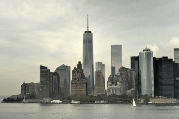 Fototapeta premium View of Downtown Manhattan, New York