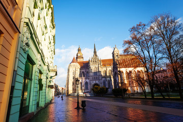 Fototapeta na wymiar St Elisabeth cathedral in Kosice, Slovakia