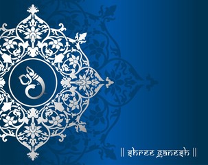 Ganesha, wedding card, royal Rajasthan, India