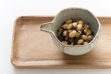 大豆とひじきの煮物