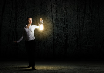 Lost woman