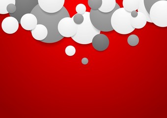 Abstract corporate background with circles
