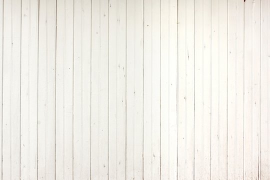 White Wood Planks Panel