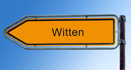 Strassenschild 7 - Witten