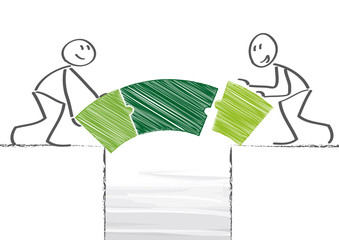 Brücke bauen, Partnerschaft