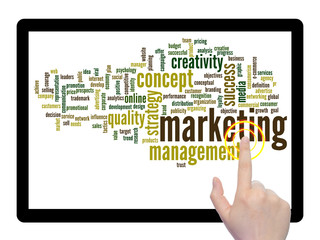 Conceptual business word cloud