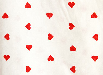 tablecloths with red heart shape