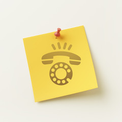 Sticky Note Concept Icon