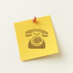 Sticky Note Concept Icon