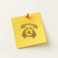 Sticky Note Concept Icon