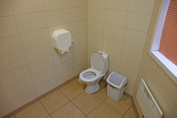 Interior of a public wc