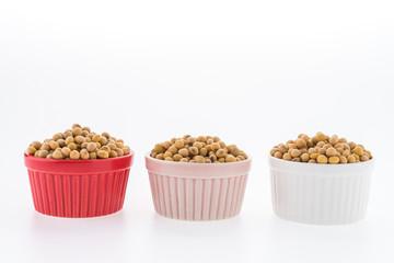 Soybean isolated on white background