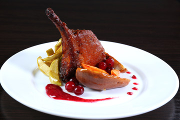 Roasted lamb chops