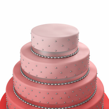 colorful wedding cake