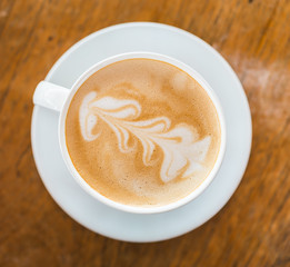 Latte coffee