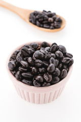 Coffee beans isolated on white background