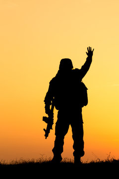 Soldier silhouette