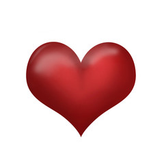 Herzform, Illustration, weisser Hintergund