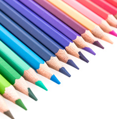 Obraz premium Color pencil isolated on white background