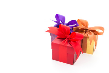 Obraz premium Gift box isolated on white background