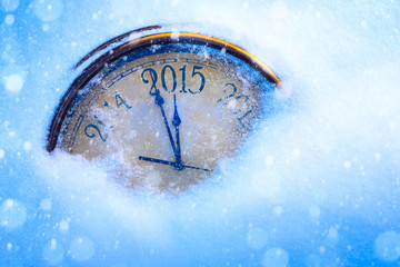 Fototapeta na wymiar art 2015 christmas and new years eve