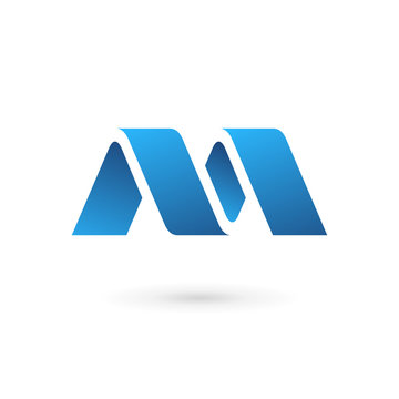 Letter M logo icon design template elements