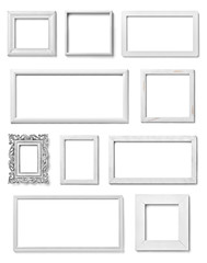 white frame wood background image