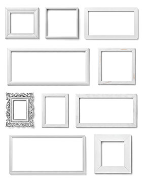 white frame wood background image