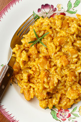 pumpkin risotto - risotto alla zucca