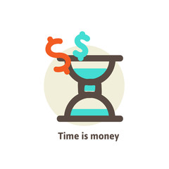 Time is money business concept
