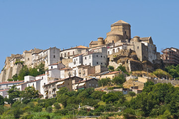 Obraz premium Panoramic view of Acerenza. Basilicata. Italy.
