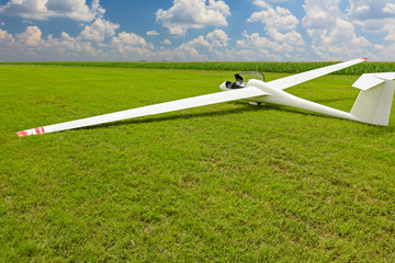 Gliders waiting to go into the air