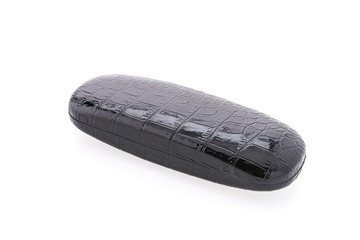 Eye glasses case isolated on white background