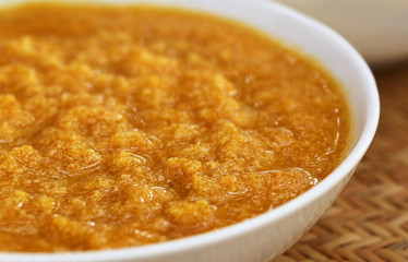 Bengali dessert named as Paesh